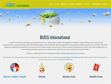 Tablet Screenshot of bugs-international.com